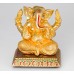 Ganesha Idol (Gold Forming, Pure  999 Silver)